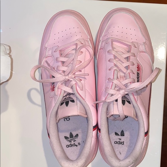 adidas continentals pink